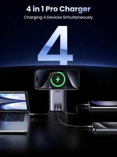 Foto 4 | Foto 4 | Soporte de Carga Ugreen Magsafe 15 W con Nexode Usb C 4 en 1 de 100 W - Venta Internacional