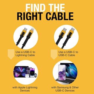 Foto 6 | Foto 6 | Cargador De Pared Usb Dewalt 30w Pd Tipo C Cargador Rápido Iphone - Venta Internacional.