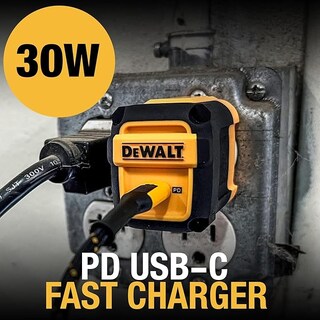 Foto 7 | Foto 7 | Cargador De Pared Usb Dewalt 30w Pd Tipo C Cargador Rápido Iphone - Venta Internacional.