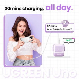 Foto 3 | Foto 3 | Cargador Ugreen de 30w-Venta Internacional