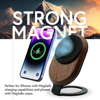 Foto 2 | Foto 2 | Estación De Carga Inalámbrica Ark Magnetic 15w Para Iphone Y Samsung - Venta Internacional.