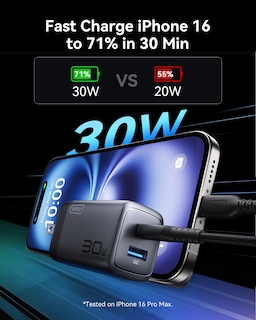 Foto 2 | Foto 2 | Cargador Iniu Usb C 30w Pd Qc 3.0 De Doble Puerto Para Iphone Samsung - Venta Internacional.