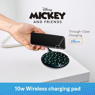 Foto 4 | Foto 4 | Base De Carga Inalámbrica Disney Mickey Mouse Para Todos Los Dispositivos Qi - Venta Internacional.