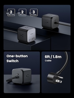 Foto 2 | Foto 2 | Estación De Carga Ugreen Usb-c De 65 W Con Toma De Corriente Alterna Nexode 7 En 1 - Venta Internacional.