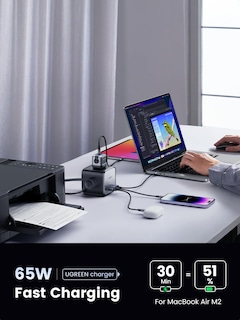 Foto 3 | Foto 3 | Estación De Carga Ugreen Usb-c De 65 W Con Toma De Corriente Alterna Nexode 7 En 1 - Venta Internacional.