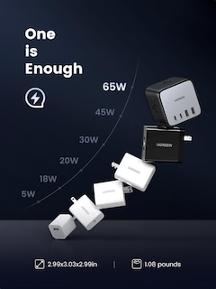 Foto 7 | Foto 7 | Estación De Carga Ugreen Usb-c De 65 W Con Toma De Corriente Alterna Nexode 7 En 1 - Venta Internacional.