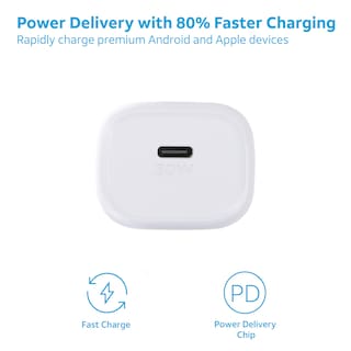 Foto 2 | Foto 2 | Cargador De Pared Usb-c At&t Fast Charging 30 W Para Iphone, Color Blanco - Venta Internacional.