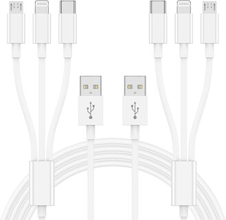Foto 1 | Foto 1 | Cable De Carga Cyvensmart 3 En 1 Usb-a A Lightning/usb-c/micro - Venta Internacional.