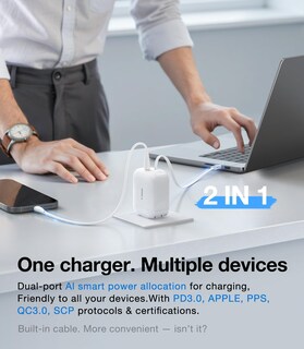 Foto 3 | Foto 3 | Bloque De Carga Torras Flexline De 67 W Usb C De Doble Puerto Para Iphone - Venta Internacional.