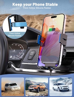 Foto 6 | Foto 6 | Cargador De Coche Inalámbrico Mokpr Con Cierre Automático Y Soporte De Ventilación De 15 W - Venta Internacional.