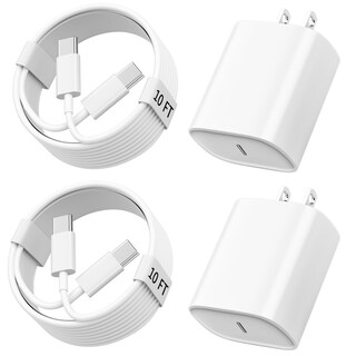 Foto 1 | Foto 1 | Cargador Ubearkk Usb C De 20 W Para Iphone 15/16 Con Cable De 10 Pies - Venta Internacional.