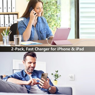 Foto 6 | Foto 6 | Cargador Ubearkk Usb C De 20 W Para Iphone 15/16 Con Cable De 10 Pies - Venta Internacional.