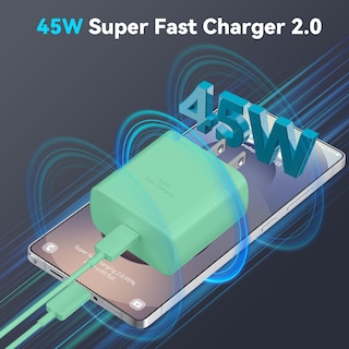 Foto 4 | Foto 4 | Cargador Samsung Super Fast Tipo C De 45 W Con Cable De 2 M Para Android - Venta Internacional.