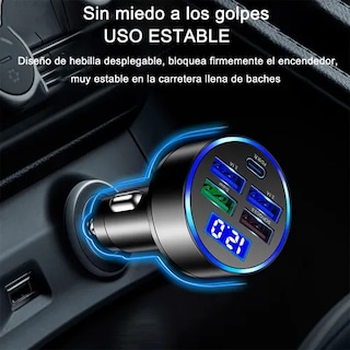 Foto 3 | Foto 3 | Cargador Xtellar Para Auto 150w Tipo C Carga Rapida Pd|qc 3.0|5usb