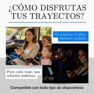 Foto 6 | Foto 6 | Cargador para Auto con Carga Rápida USB y Tipo C – Ideal para iPhone, Samsung y Otros