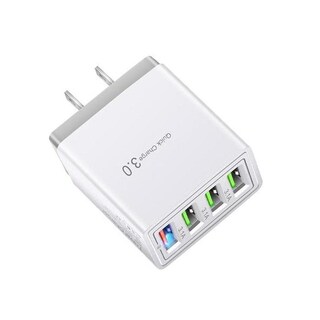 Foto 2 | Foto 2 | Cargador Con 4 Puertos Usb Hotshot Mxrge-001 1 Pieza Blanco