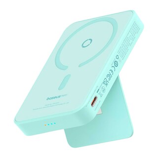 Foto 1 | Foto 1 | Power Bank Magnética 5000 Mah Pd 20w Baseus Magpro con Soporte Y Usb-c Lateral Azul