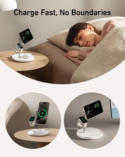 Foto 5 | Foto 5 | Soporte de Carga Inalámbrico Anker Maggo 3 en 1 para iPhone - Venta Internacional