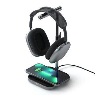 Foto 1 | Foto 1 | Soporte Para Auriculares Satechi 2 En 1 Con Cargador Inalámbrico Usb-c - Venta Internacional.