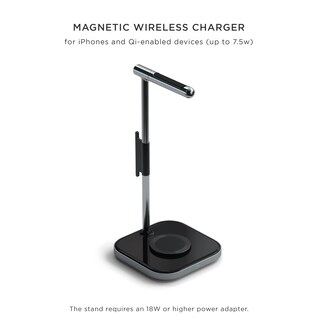 Foto 2 | Foto 2 | Soporte Para Auriculares Satechi 2 En 1 Con Cargador Inalámbrico Usb-c - Venta Internacional.