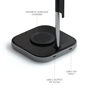Foto 7 | Foto 7 | Soporte Para Auriculares Satechi 2 En 1 Con Cargador Inalámbrico Usb-c - Venta Internacional.