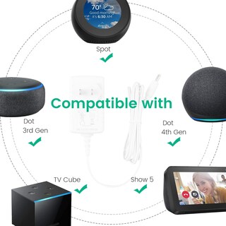 Foto 2 | Foto 2 | Adaptador De Cargador Echo Dot De Repuesto Para Cable De Alimentación De 15 W Y 5 V Dc - Venta Internacional