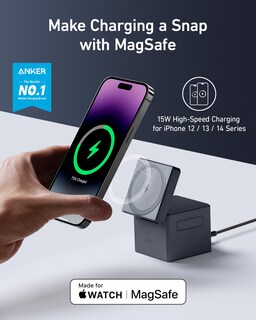 Foto 2 | Foto 2 | Soporte De Carga Anker Magsafe De 15 W Con Cargador Usb-c De 30 W Para Iphone - Venta Internacional.