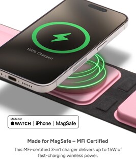 Foto 7 | Foto 7 | Cargador Mophie De Viaje 3 En 1 Con Magsafe Para Iphone Y Reloj - Venta Internacional.