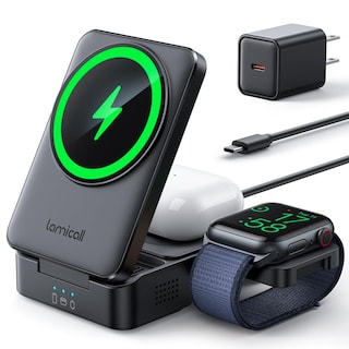 Foto 1 | Foto 1 | Estación De Carga Lamicall 3 En 1 Para Apple Con Magsafe - Venta Internacional.