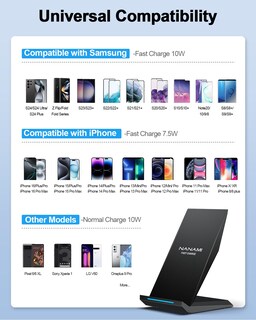 Foto 2 | Foto 2 | Cargador Inalámbrico Nanami Qi Certificado para Iphone y Samsung - Venta Internacional