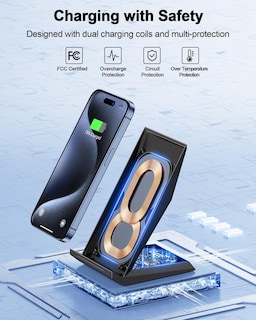 Foto 4 | Foto 4 | Cargador Inalámbrico Nanami Qi Certificado para Iphone y Samsung - Venta Internacional