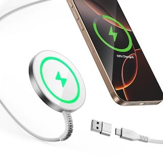 Foto 1 | Foto 1 | Cargador Inalámbrico Esr Magsafe 15w Para Iphone 16 Pro Max Silver - Venta Internacional.