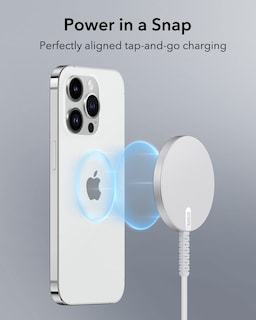 Foto 2 | Foto 2 | Cargador Inalámbrico Esr Magsafe 15w Para Iphone 16 Pro Max Silver - Venta Internacional.