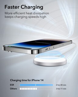 Foto 6 | Foto 6 | Cargador Inalámbrico Esr Magsafe 15w Para Iphone 16 Pro Max Silver - Venta Internacional.