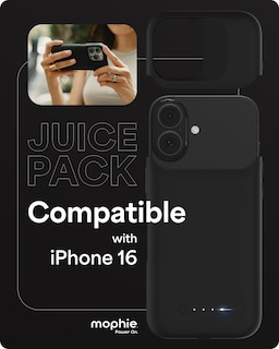 Foto 2 | Foto 2 | Funda De Batería Mophie Juice Pack Para Iphone 16 +50% Negra - Venta Internacional.