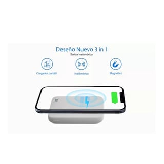Foto 2 | Foto 2 | Cargador Batería Magnético Inalámbrico 10000mah Para Iphone Eo Safe Imports Esi-14585-1 Blanco