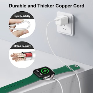 Foto 4 | Foto 4 | Cargador Para Apple Watch, Cable Magnético De Carga Rápida De 3.3 Pies - Venta Internacional.
