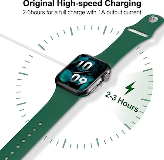 Foto 3 | Foto 3 | Cargador Para Apple Watch, Cable Magnético De Carga Rápida De 2 M, Blanco - Venta Internacional.