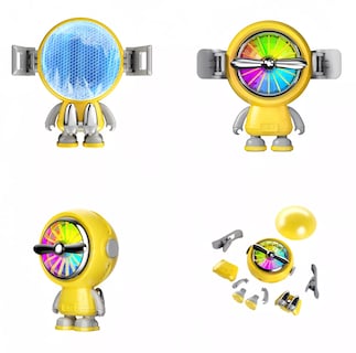 Foto 3 | Foto 3 | Ventilador Enfriador De Celular Ventilador Rgb Cooler Amarillo