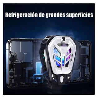 Foto 3 | Foto 3 | Ventilador De Refrigeración Teléfono Móvil Juegos Y Vídeos Negro/gris