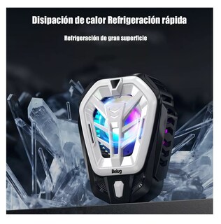 Foto 5 | Foto 5 | Ventilador De Refrigeración Teléfono Móvil Juegos Y Vídeos, Belug Negro/gris