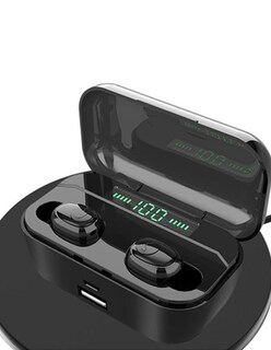 Foto 2 | Foto 2 | Audífonos Manos Libres con Bluetooth Fralugio G6s color Negro True Wireless Touch con Power Bank