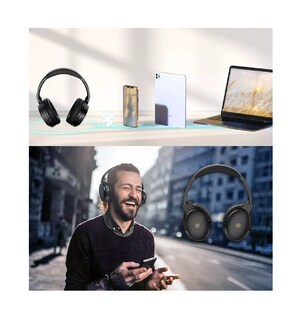 Foto 4 | Foto 4 | Audífonos de Diadema con Cancelación Ruido Bluetooth  Negro