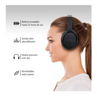 Foto 2 | Foto 2 | Audiófonos Inalámbricos Akane Negros Bluetooth 5.0
