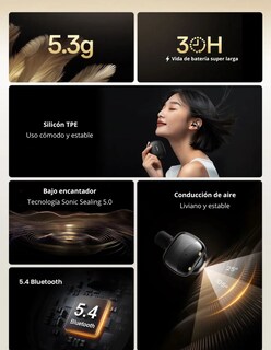 Foto 4 | Foto 4 | Audífonos Inalámbricos Hitune S3 Ugreen Bluetooth 5.3 Earbuds Negros