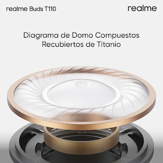 Foto 4 | Foto 4 | Audifonos Realme T110 Bt 5.3 Enc Driver 10mm Batería 28h Control Táctil Ipx5 Azul