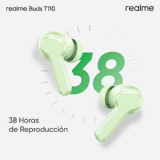 Foto 5 | Foto 5 | Audifonos Realme T110 Bt 5.3 Enc Driver 10mm Batería 28h Control Táctil Ipx5 Azul
