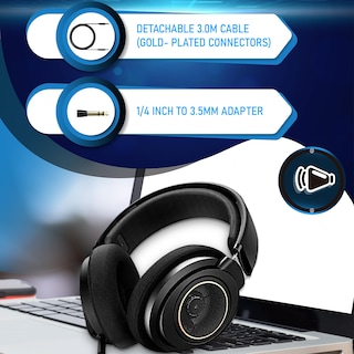 Foto 6 | Foto 6 | Auriculares Philips Para Colocar Sobre La Oreja, Parte Trasera Abierta, Con Cable, Shp9600 - Venta Internacional.