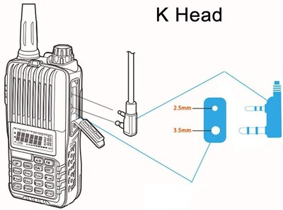 Foto 6 | Foto 6 | Auricular Walkie Talkies Retevis Con Micrófono, Tubo Acústico De 2 Pines, 10 Unidades - Venta Internacional.