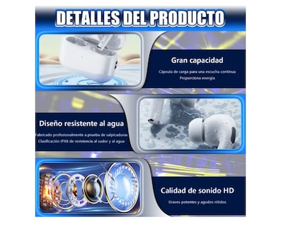 Foto 3 | Foto 3 | Audífonos Manos Libres Xtellar  Bluetooth para iPhone y Android